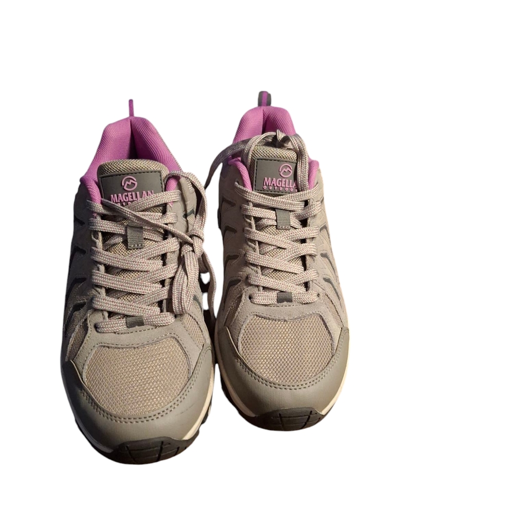 Magellan Size 9 Gray and Pink Sneakers